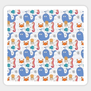 Whale kids design Sticker